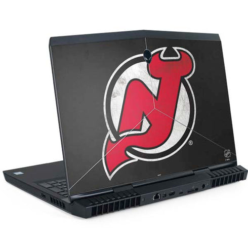 NHL New Jersey Devils Distressed Dell Alienware Skin